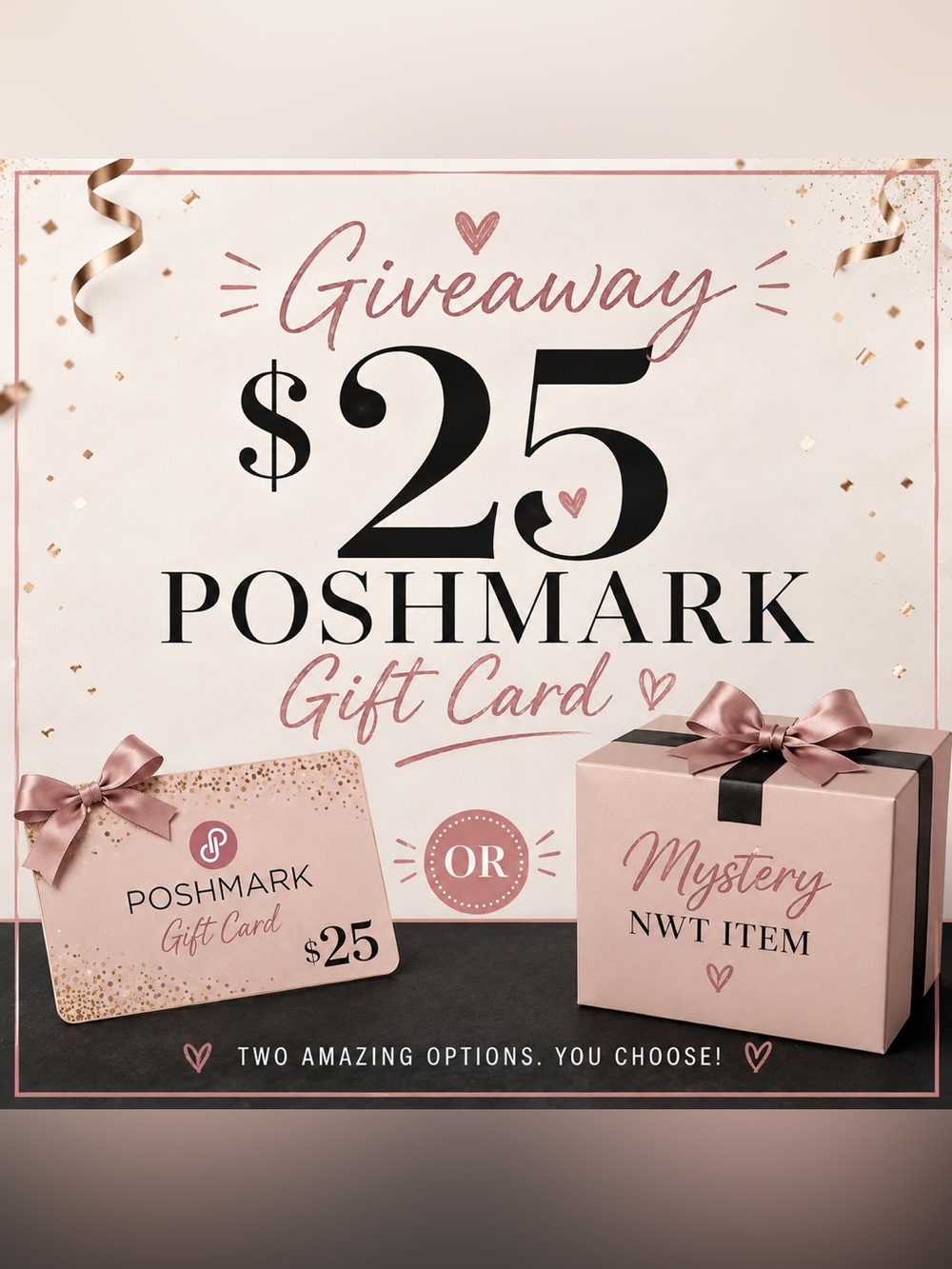 $25 Poshmark Gift Card or NWT Item + Free Shipping